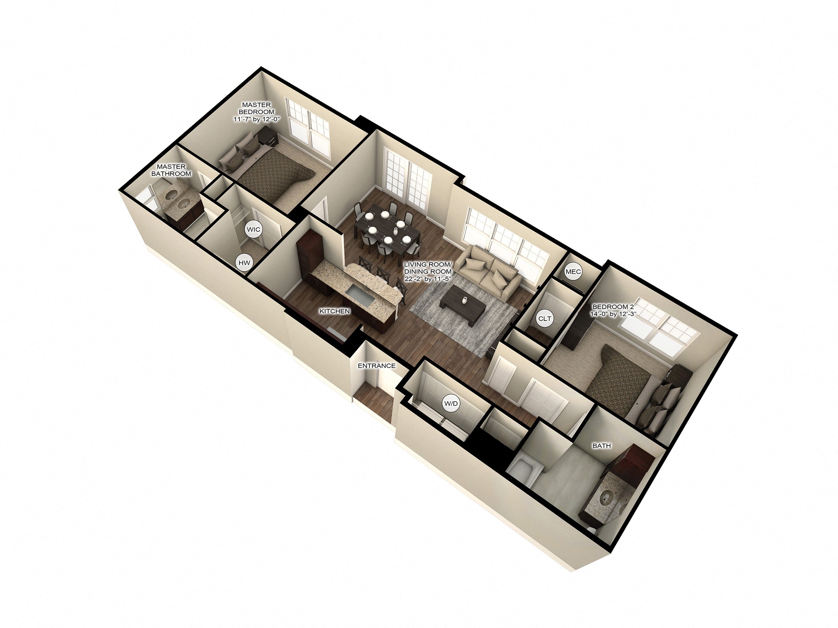 Four Floor Planning Options For A
