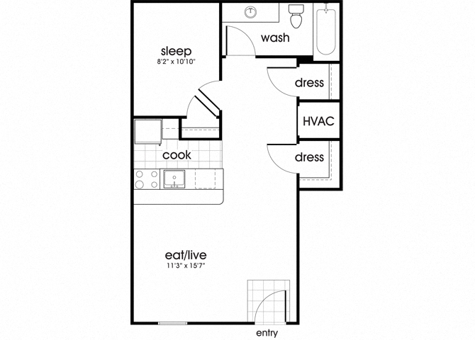 Suite A Floorplan